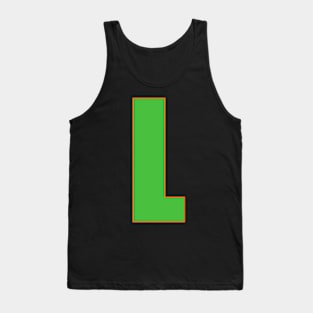 Gallant in Green: L's Defining edge Tank Top